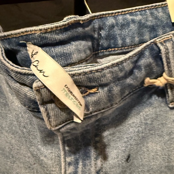 Kancan Womens 31 x 27 high Rise Light Blue Distressed Boyfriend Jeans - Picture 8 of 8